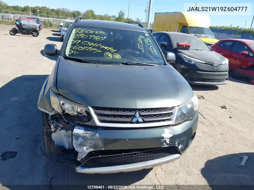 2009 MITSUBISHI OUTLANDER VIN JA4LS21W19Z604777 — фото 12
