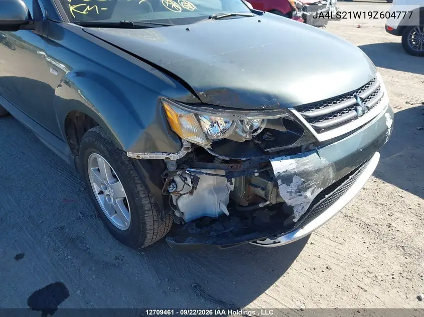 2009 MITSUBISHI OUTLANDER VIN JA4LS21W19Z604777 — фото 6