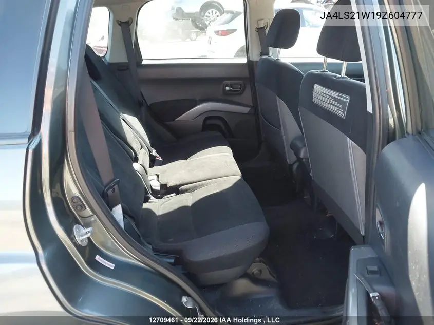 2009 MITSUBISHI OUTLANDER VIN JA4LS21W19Z604777 — фото 8