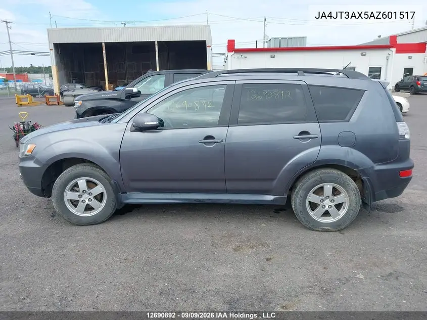 2010 MITSUBISHI OUTLANDER VIN JA4JT3AX5AZ601517 — фото 14