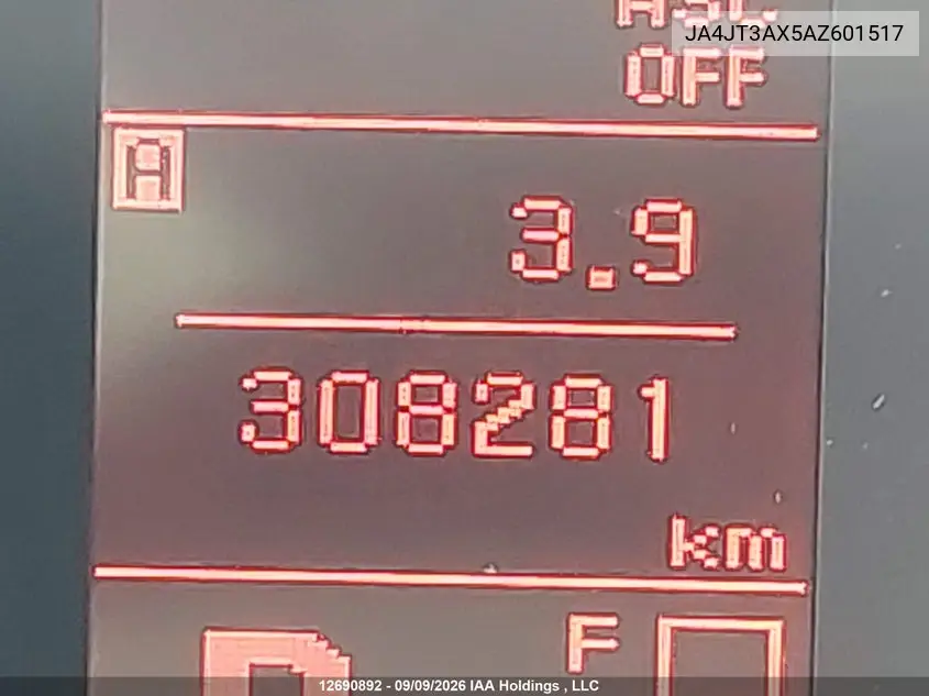 2010 MITSUBISHI OUTLANDER VIN JA4JT3AX5AZ601517 — фото 15