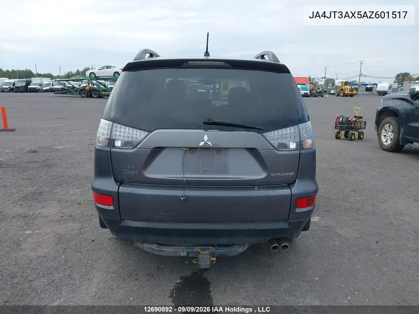2010 MITSUBISHI OUTLANDER VIN JA4JT3AX5AZ601517 — фото 16