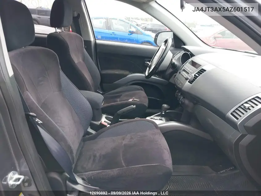 2010 MITSUBISHI OUTLANDER VIN JA4JT3AX5AZ601517 — фото 5