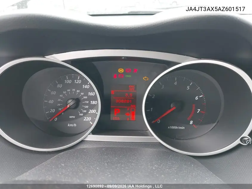 2010 MITSUBISHI OUTLANDER VIN JA4JT3AX5AZ601517 — фото 7