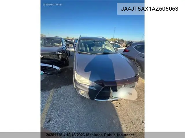 MITSUBISHI OUTLANDER 2010, VIN JA4JT5AX1AZ606063