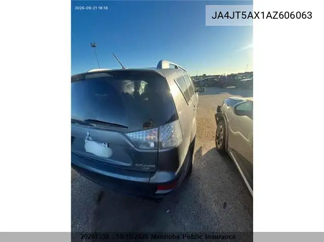2010 MITSUBISHI OUTLANDER VIN JA4JT5AX1AZ606063 — фото 4