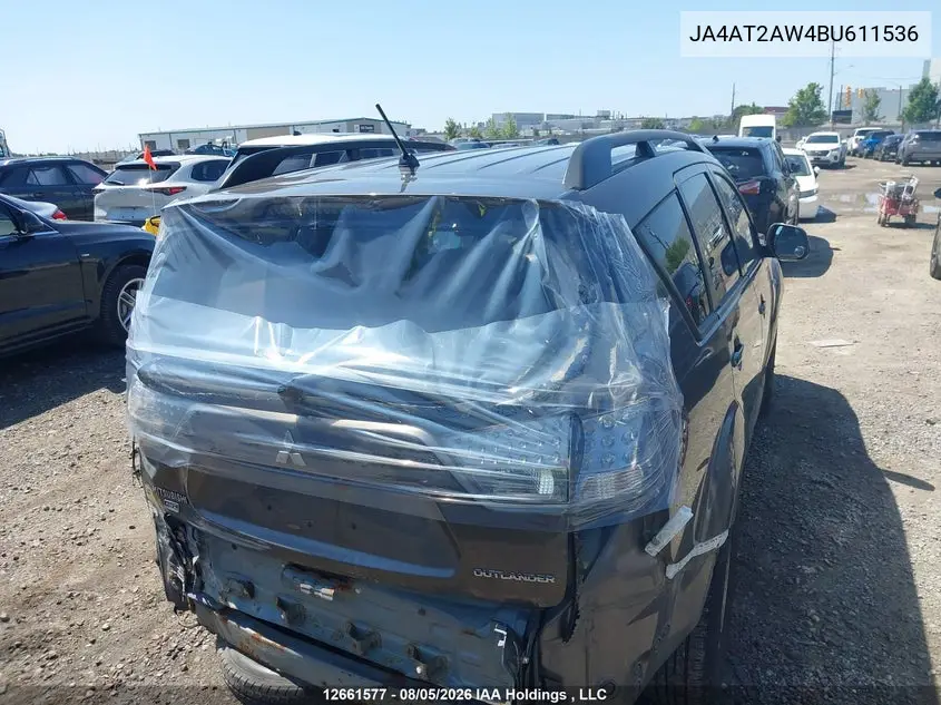 2011 MITSUBISHI OUTLANDER VIN JA4AT2AW4BU611536 — фото 19