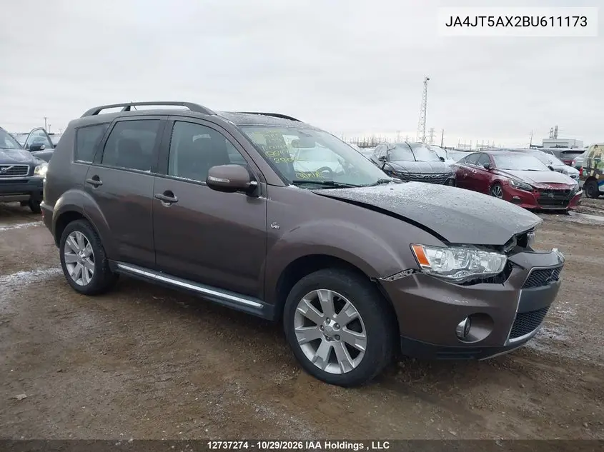 MITSUBISHI OUTLANDER 2011, VIN JA4JT5AX2BU611173