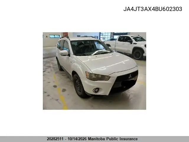 MITSUBISHI OUTLANDER 2011, VIN JA4JT3AX4BU602303