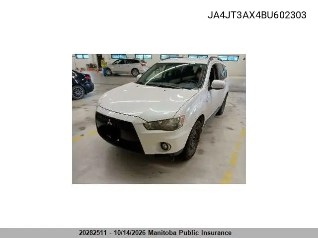 2011 MITSUBISHI OUTLANDER VIN JA4JT3AX4BU602303 — фото 2
