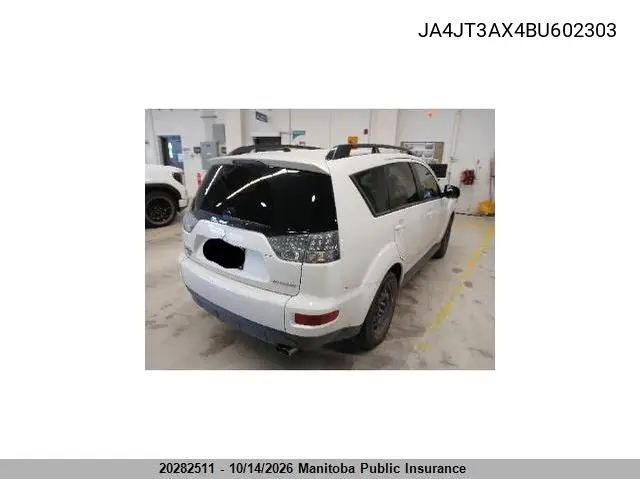 2011 MITSUBISHI OUTLANDER VIN JA4JT3AX4BU602303 — фото 4