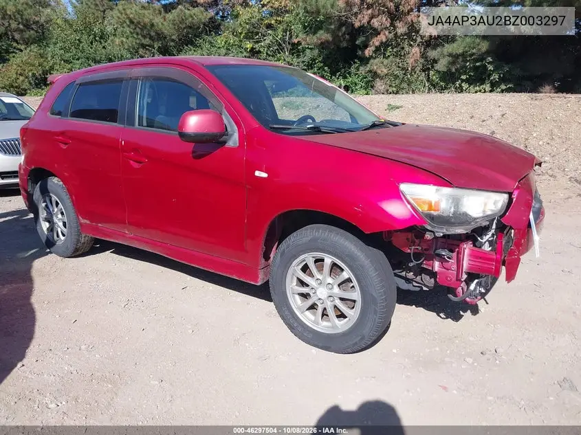 MITSUBISHI OUTLANDER 2011, VIN JA4AP3AU2BZ003297