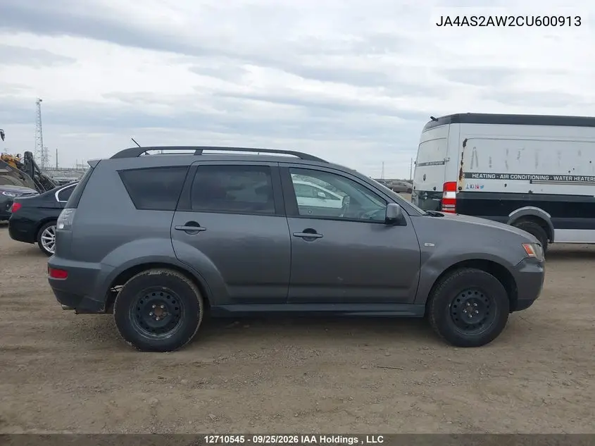 2012 MITSUBISHI OUTLANDER VIN JA4AS2AW2CU600913 — фото 12