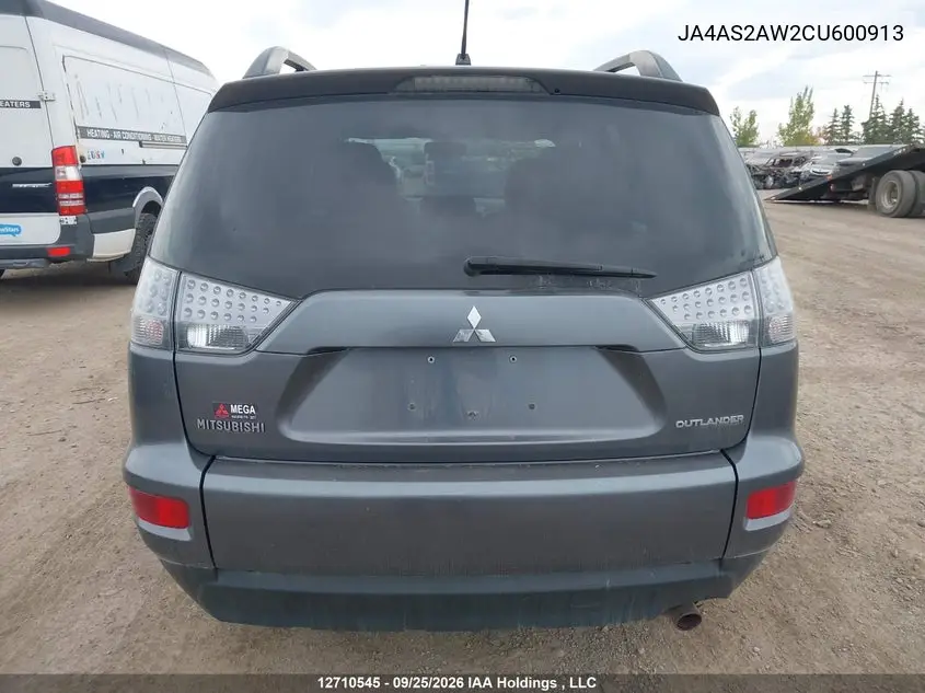 2012 MITSUBISHI OUTLANDER VIN JA4AS2AW2CU600913 — фото 15