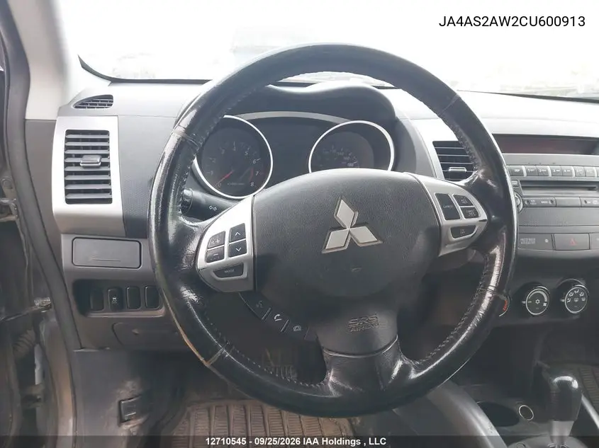 2012 MITSUBISHI OUTLANDER VIN JA4AS2AW2CU600913 — фото 18
