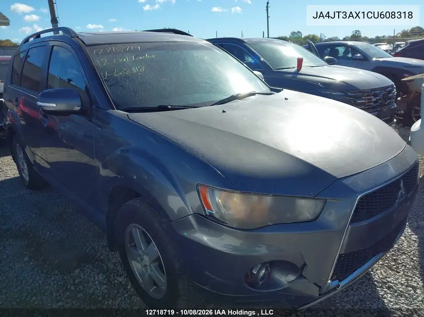 MITSUBISHI OUTLANDER 2012, VIN JA4JT3AX1CU608318