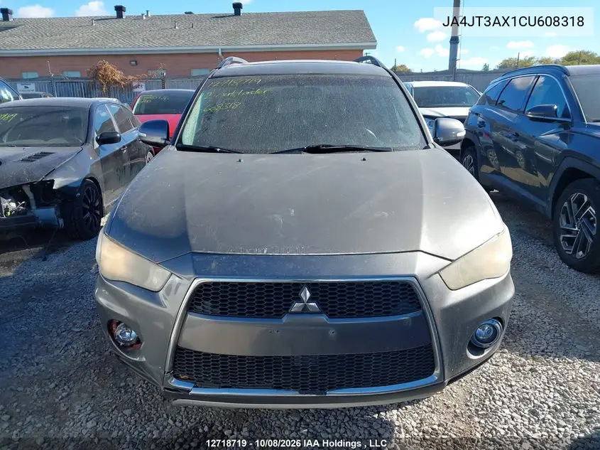 2012 MITSUBISHI OUTLANDER VIN JA4JT3AX1CU608318 — фото 12
