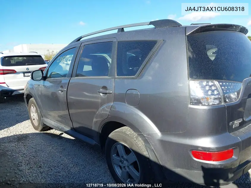 2012 MITSUBISHI OUTLANDER VIN JA4JT3AX1CU608318 — фото 14
