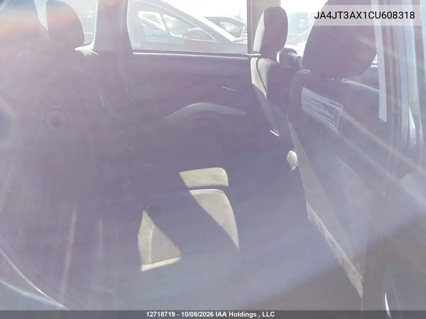 2012 MITSUBISHI OUTLANDER VIN JA4JT3AX1CU608318 — фото 8