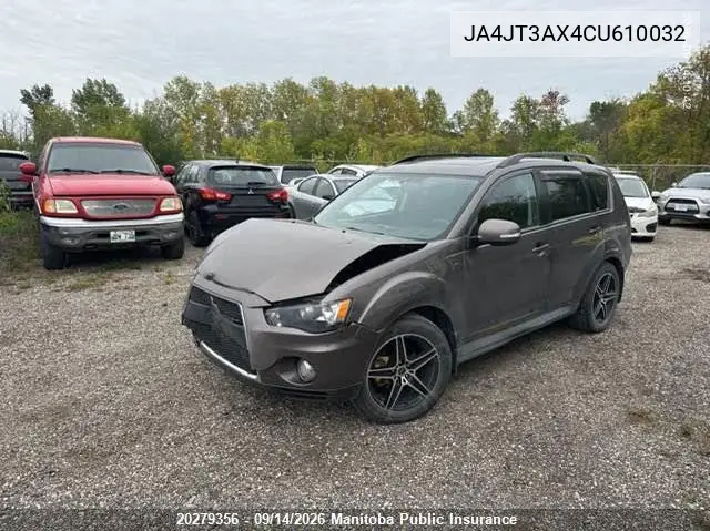 2012 MITSUBISHI OUTLANDER VIN JA4JT3AX4CU610032 — фото 2