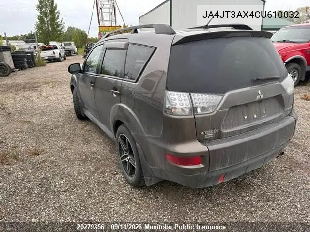 2012 MITSUBISHI OUTLANDER VIN JA4JT3AX4CU610032 — фото 3