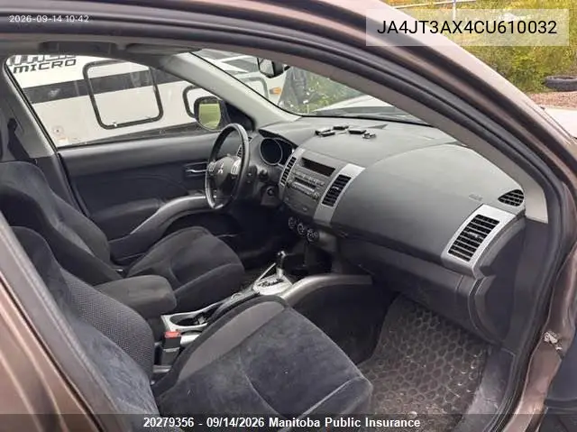 2012 MITSUBISHI OUTLANDER VIN JA4JT3AX4CU610032 — фото 5