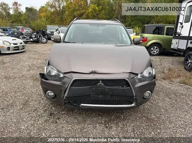 2012 MITSUBISHI OUTLANDER VIN JA4JT3AX4CU610032 — фото 6