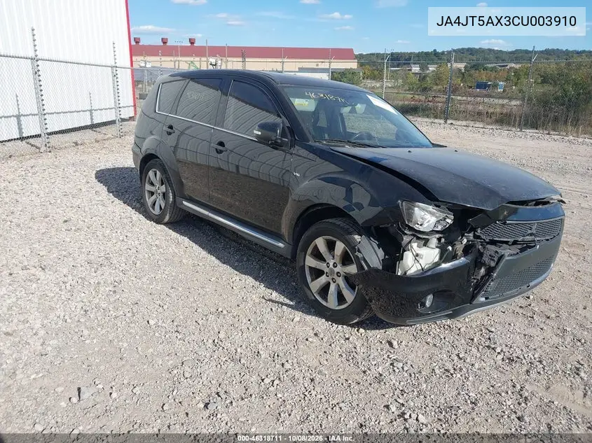 MITSUBISHI OUTLANDER 2012, VIN JA4JT5AX3CU003910