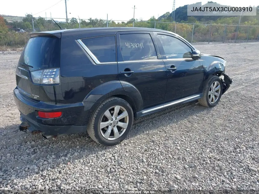 2012 MITSUBISHI OUTLANDER VIN JA4JT5AX3CU003910 — фото 4