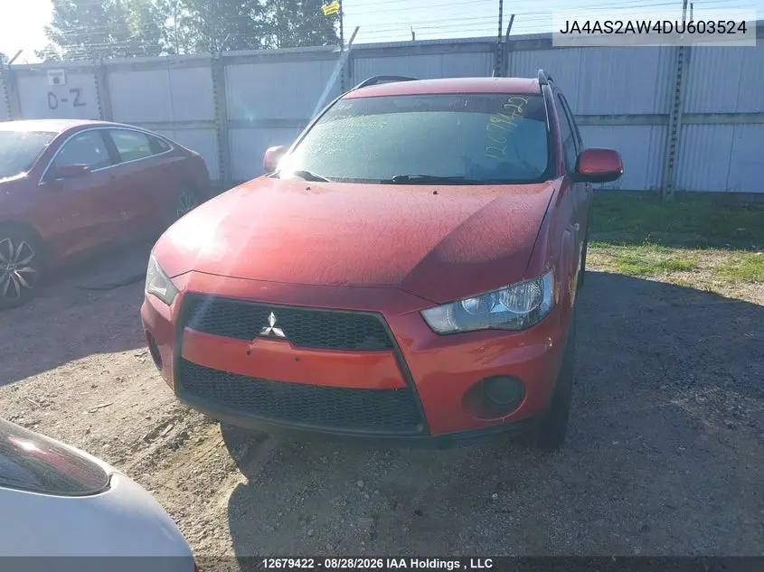 2013 MITSUBISHI OUTLANDER VIN JA4AS2AW4DU603524 — фото 12