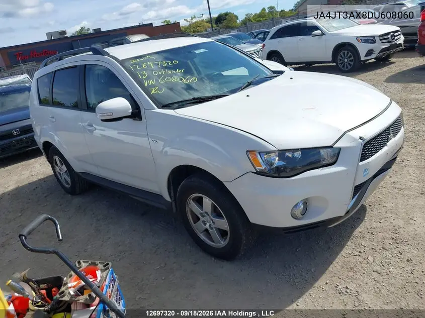 MITSUBISHI OUTLANDER 2013, VIN JA4JT3AX8DU608060