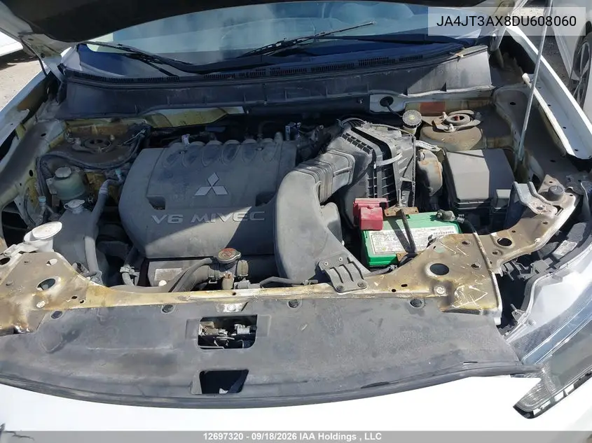 2013 MITSUBISHI OUTLANDER VIN JA4JT3AX8DU608060 — фото 10