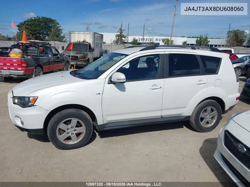 2013 MITSUBISHI OUTLANDER VIN JA4JT3AX8DU608060 — фото 14