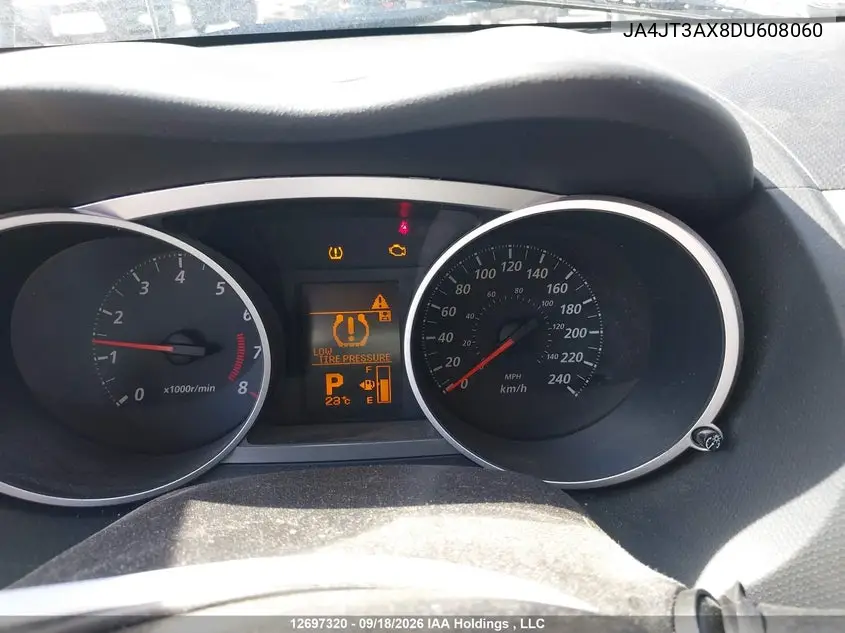 2013 MITSUBISHI OUTLANDER VIN JA4JT3AX8DU608060 — фото 7