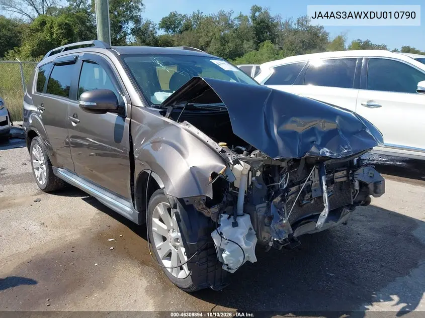 MITSUBISHI OUTLANDER 2013, VIN JA4AS3AWXDU010790