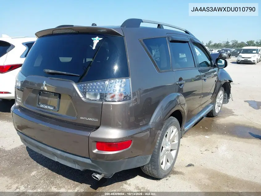 2013 MITSUBISHI OUTLANDER VIN JA4AS3AWXDU010790 — фото 4