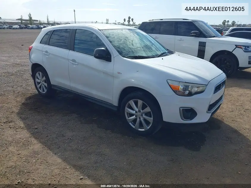 MITSUBISHI OUTLANDER 2014, VIN 4A4AP4AUXEE012605