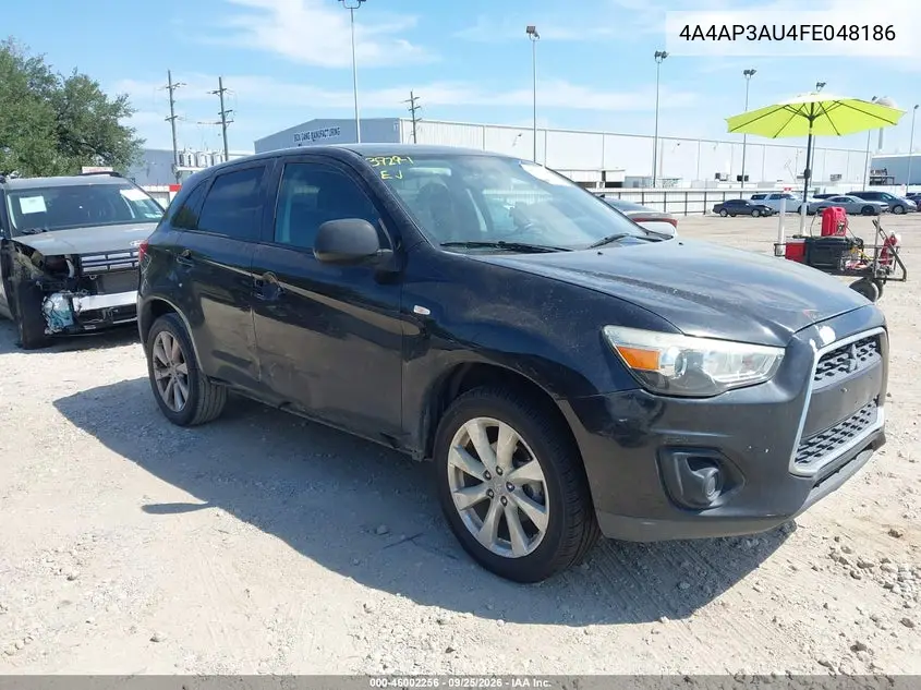 MITSUBISHI OUTLANDER 2015, VIN 4A4AP3AU4FE048186
