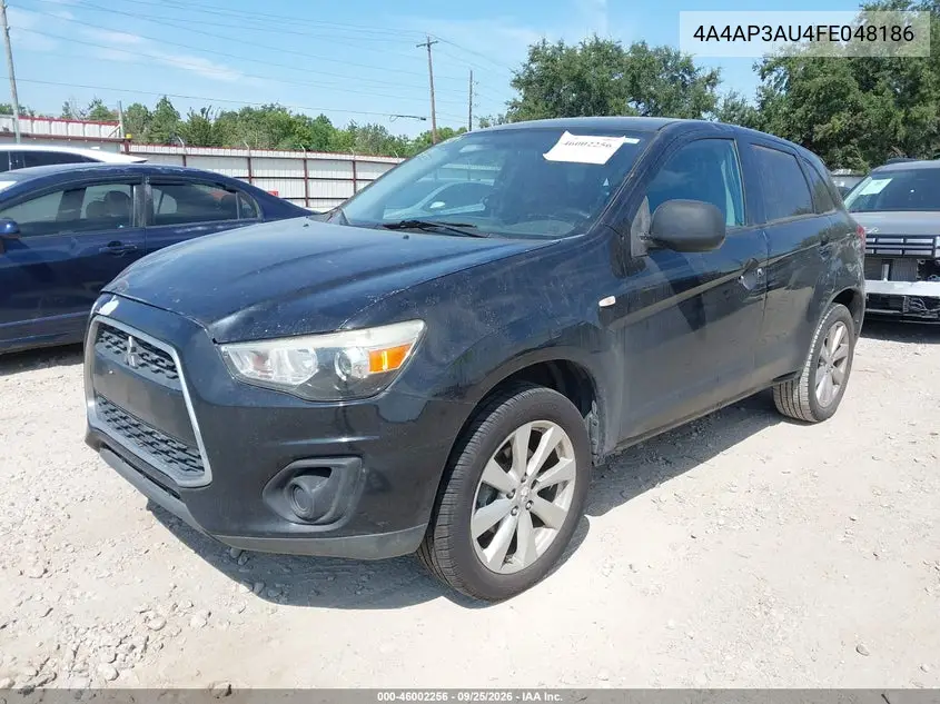 2015 MITSUBISHI OUTLANDER VIN 4A4AP3AU4FE048186 — фото 2