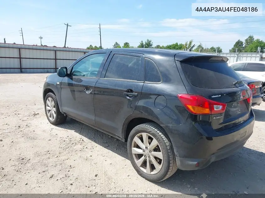 2015 MITSUBISHI OUTLANDER VIN 4A4AP3AU4FE048186 — фото 3