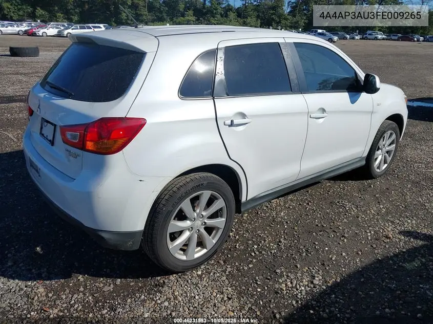 2015 MITSUBISHI OUTLANDER VIN 4A4AP3AU3FE009265 — фото 4