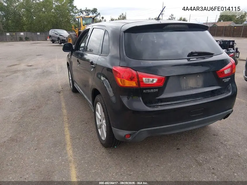 2015 MITSUBISHI OUTLANDER VIN 4A4AR3AU6FE014115 — фото 3