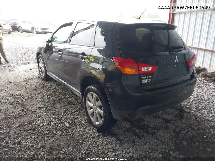 2015 MITSUBISHI OUTLANDER VIN 4A4AR3AW7FE060649 — фото 3