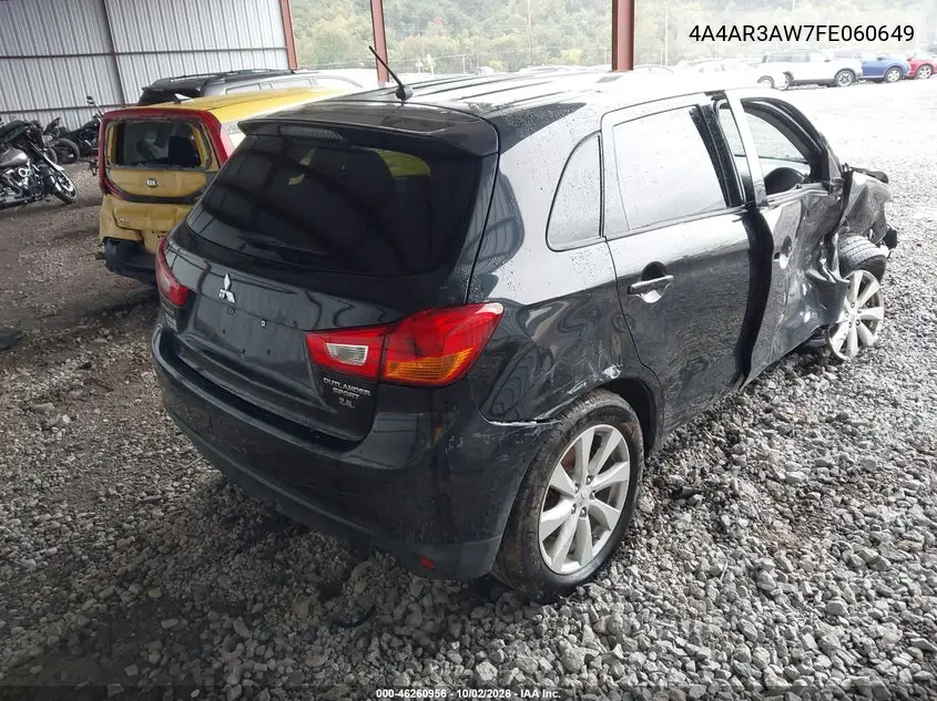 2015 MITSUBISHI OUTLANDER VIN 4A4AR3AW7FE060649 — фото 4