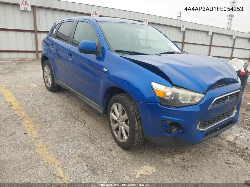 MITSUBISHI OUTLANDER 2015, VIN 4A4AP3AU1FE054253