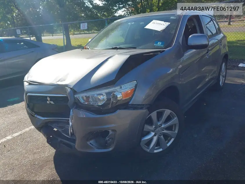 2015 MITSUBISHI OUTLANDER VIN 4A4AR3AW7FE061297 — фото 2