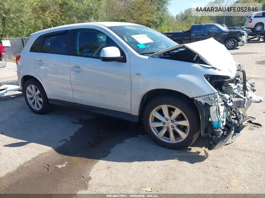 MITSUBISHI OUTLANDER 2015, VIN 4A4AR3AU4FE052846