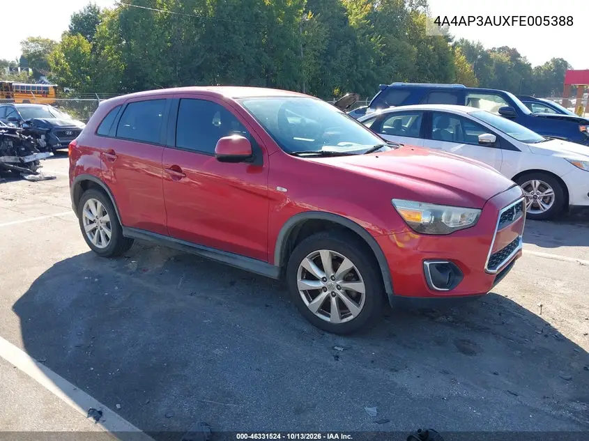 MITSUBISHI OUTLANDER 2015, VIN 4A4AP3AUXFE005388
