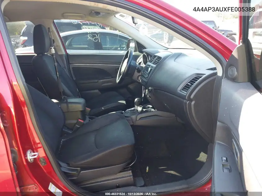 2015 MITSUBISHI OUTLANDER VIN 4A4AP3AUXFE005388 — фото 5