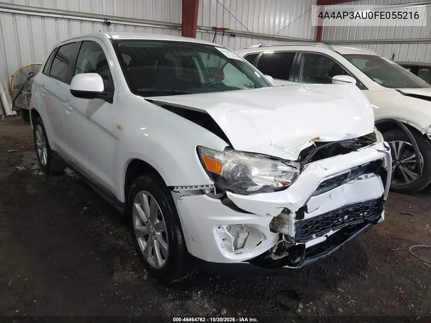 MITSUBISHI OUTLANDER 2015, VIN 4A4AP3AU0FE055216